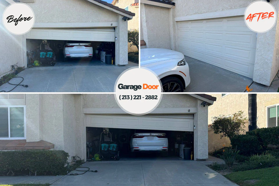 Before and after: garage door repair near me Lorena